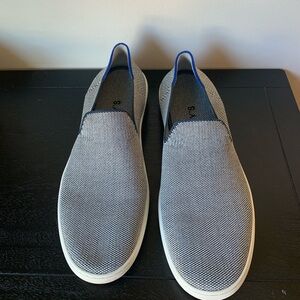 Rothy’s Original Slip On Sneaker Navy heather and white